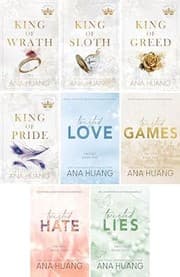 Best-Selling Series by Ana Huang, 8 Books Collection Set. King of Wrath, King of Pride, King of Greed, King of Sloth, Twisted Love, Twisted Games, Twisted Hate, Twisted Lies by Ana Huang