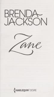Zane by Brenda Jackson
