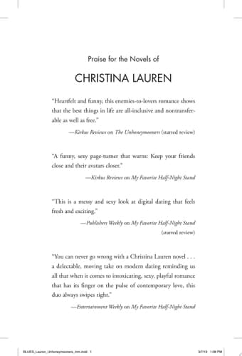 The Unhoneymooners 2021 by Christina Lauren