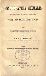 Psychopathia sexualis by Richard von Krafft-Ebing, Krafft/, Charles Gilbert Chaddock, Francis Joseph Rebman